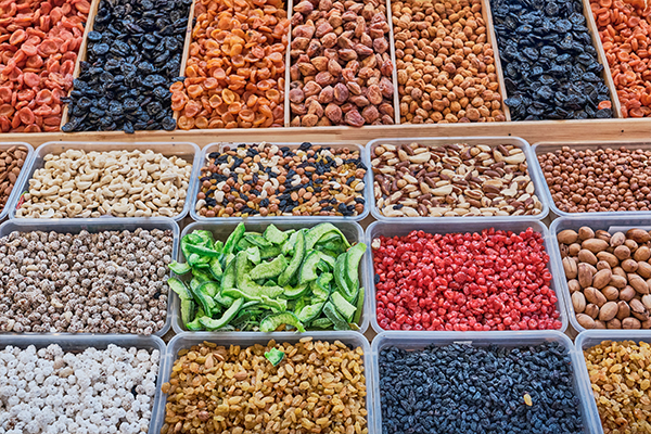 Dried Legumes and Fruits